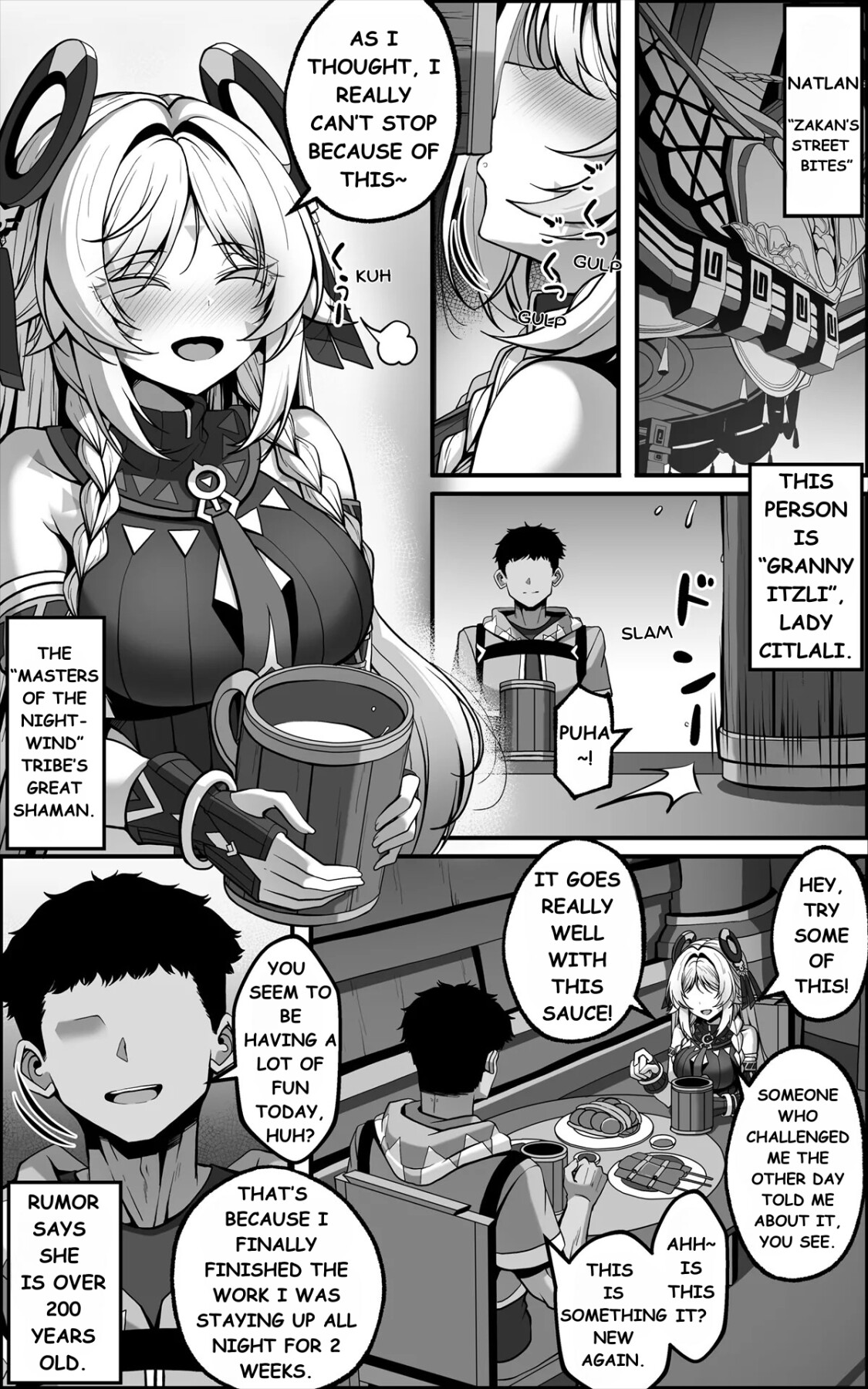 Hentai Manga Comic-In "Granny Itzli", The Important Thing Is The "Granny", Not The "Itztli"-Read-2